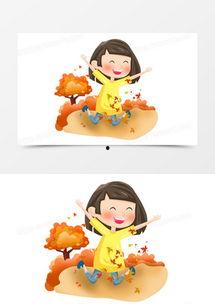 秋天漫画,漫绘丰收的季节